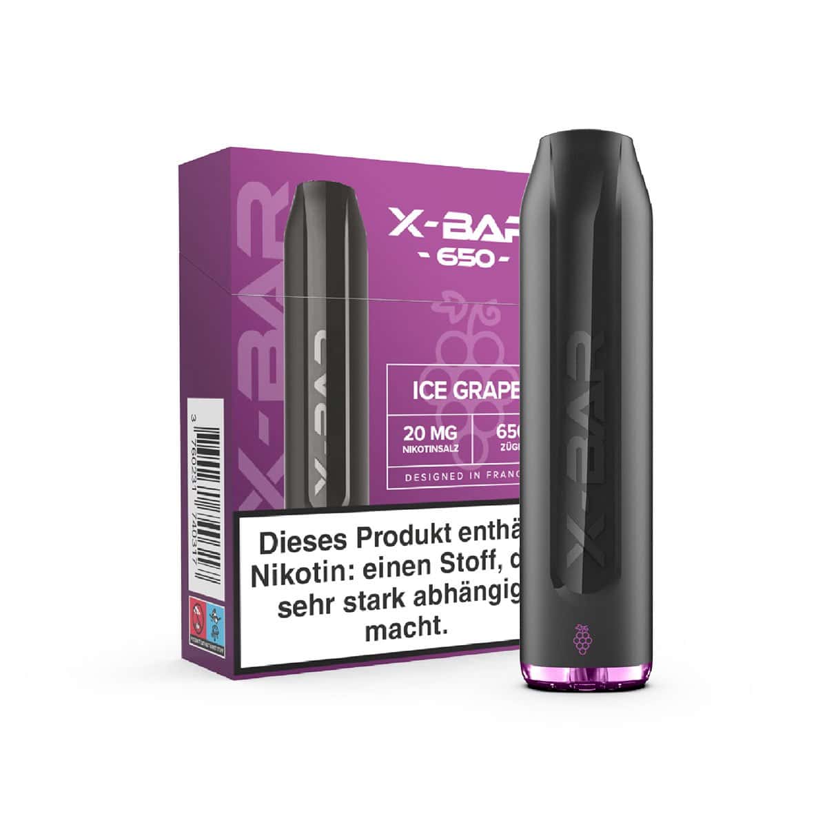 X BAR MINI DE grape ice 20mg | Vapebazar X-Bar Mini Grape