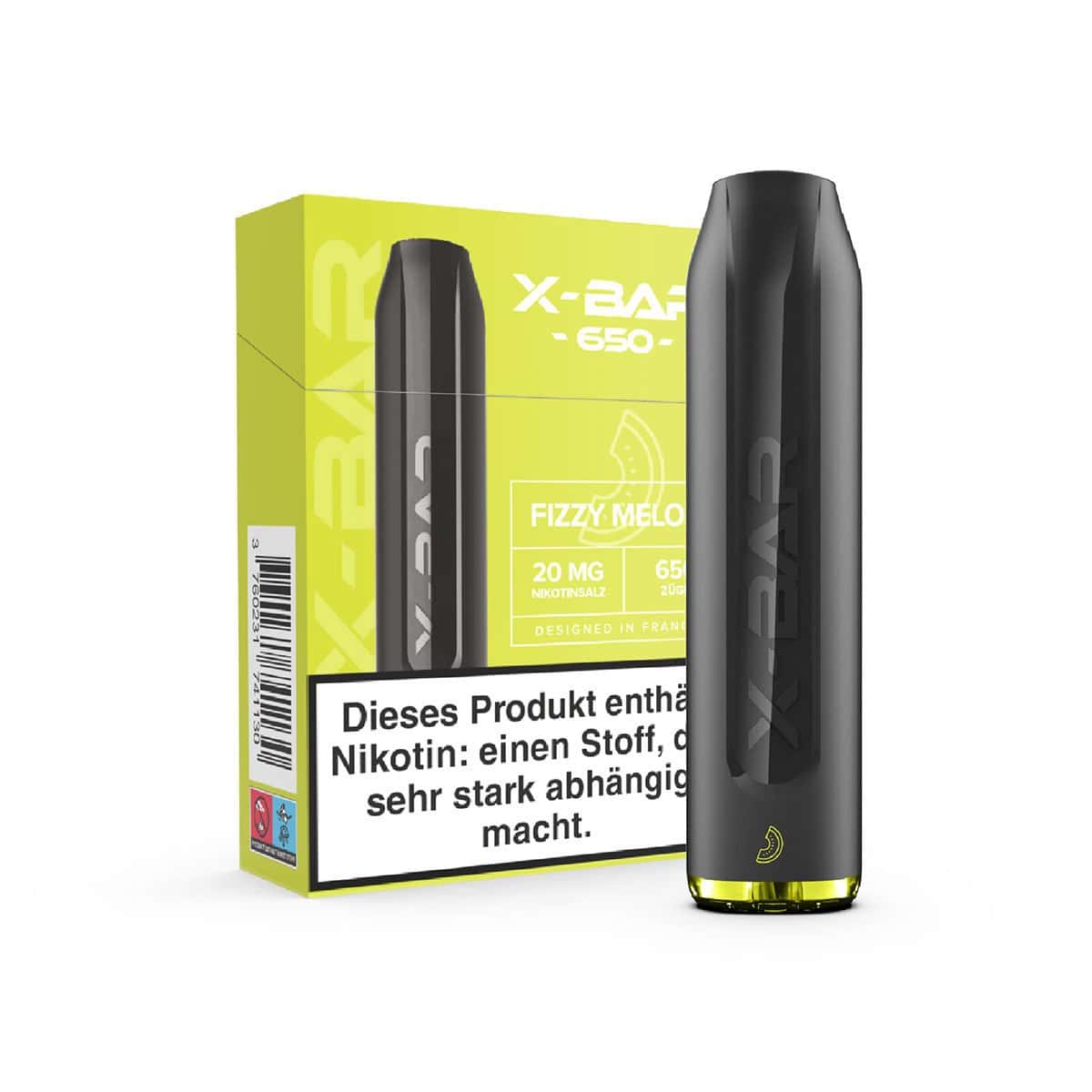 X BAR MINI DE melon 20mg | Vapebazar X-Bar Mini - Fizzy Melon
