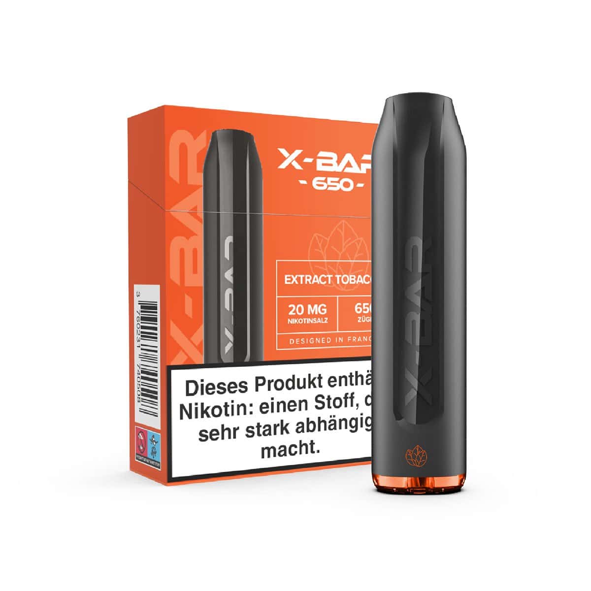 X BAR MINI DE tobacco 20mg | Vapebazar X-Bar Mini - Extract Tobacco | Vapebazar