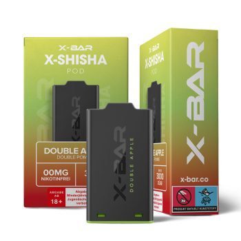 X-Bar - X-Shisha - Pod - Double Apple (Nikotinfrei)