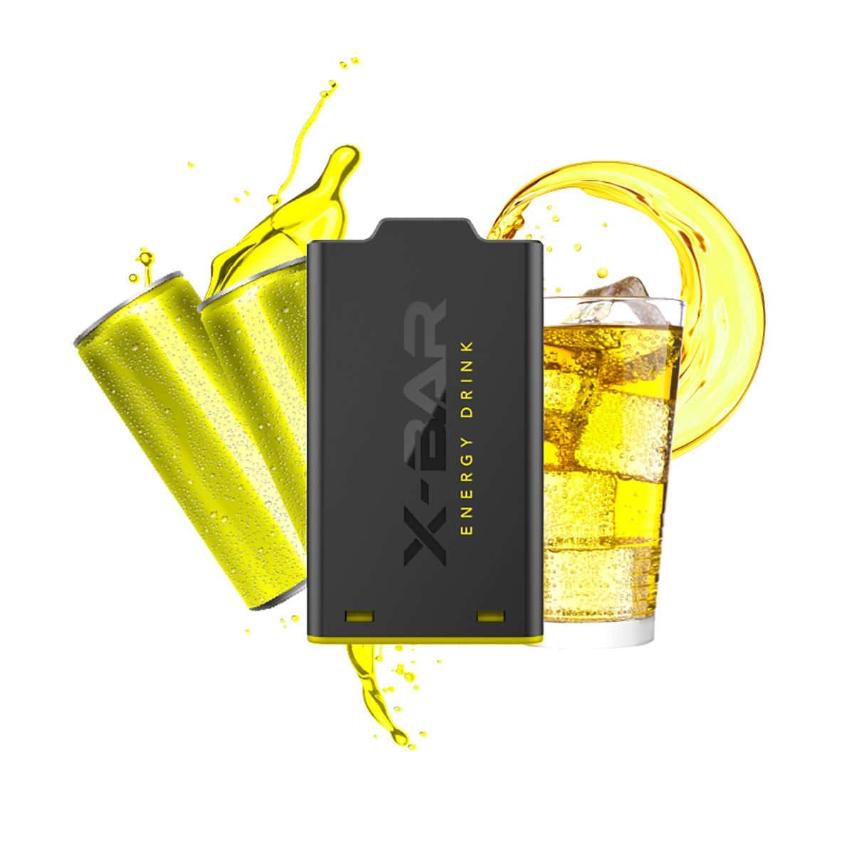 X Bar X Shisha Pod Energy Drink 02 | Vapebazar X-Bar - X-Shisha - Pod - Energy Drink (0Mg/Ml - Nikotinfrei)