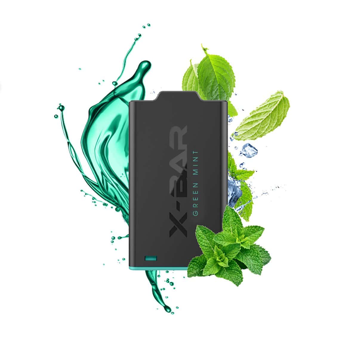 X Bar X Shisha Pod Green Mint 02 | Vapebazar X-Bar - X-Shisha - Pod - Green Mint (0Mg/Ml - Nikotinfrei)