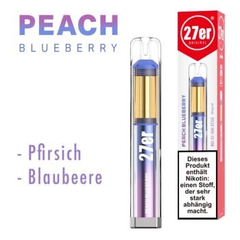 27er Vape - Peach Blueberry | VAPEBAZAR