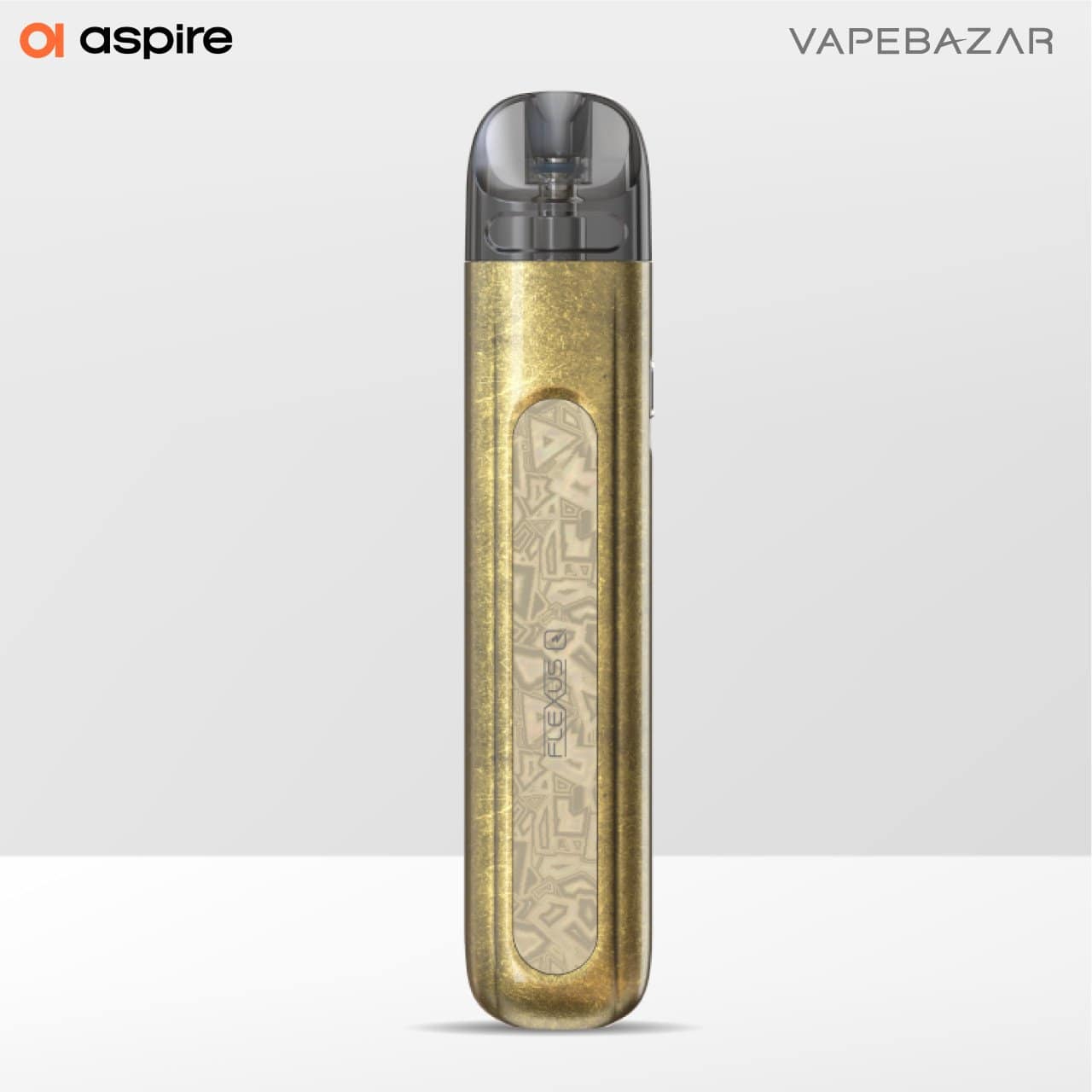 ASPIRE FLEXUS Q Gold 03 | Vapebazar Aspire Flexus Q - Pod Kit - Retro Brass
