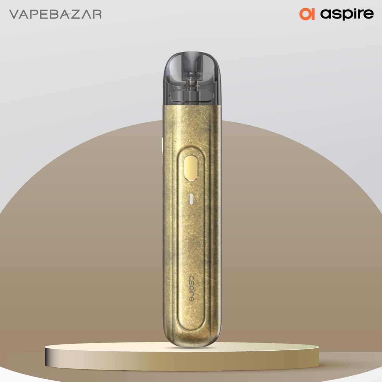 ASPIRE FLEXUS Q Gold | Vapebazar Aspire Flexus Q - Pod Kit - Retro Brass
