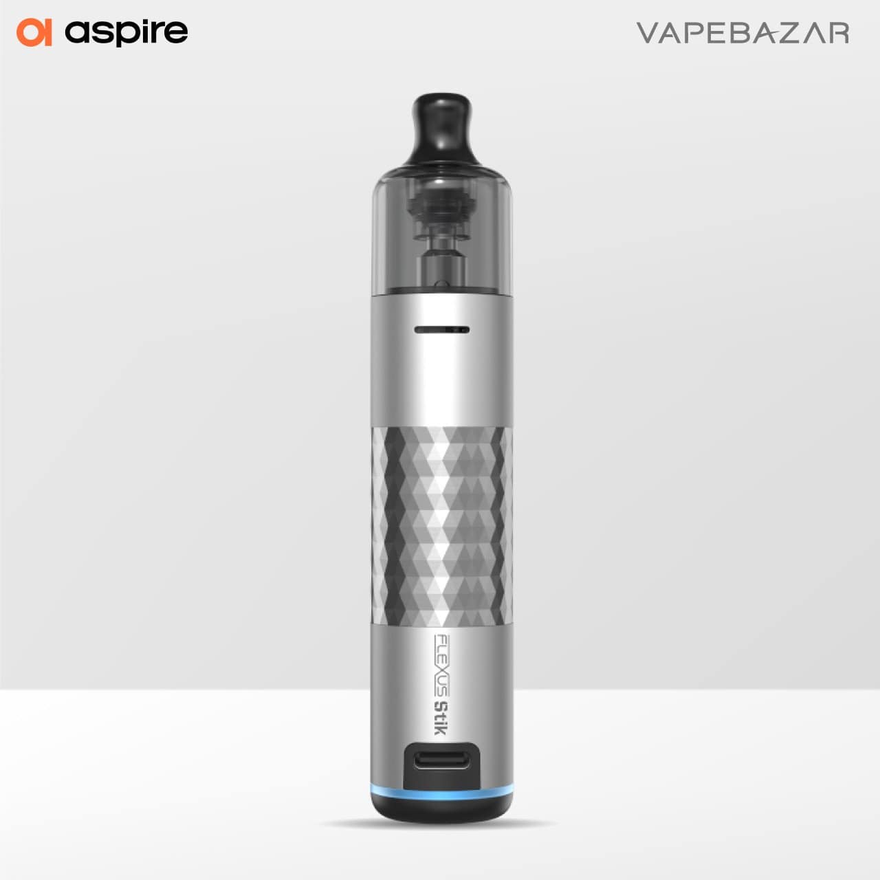 Aspire Flexus Stik Silber 02 | Vapebazar Aspire Flexus Stik Pod Kit - Silver