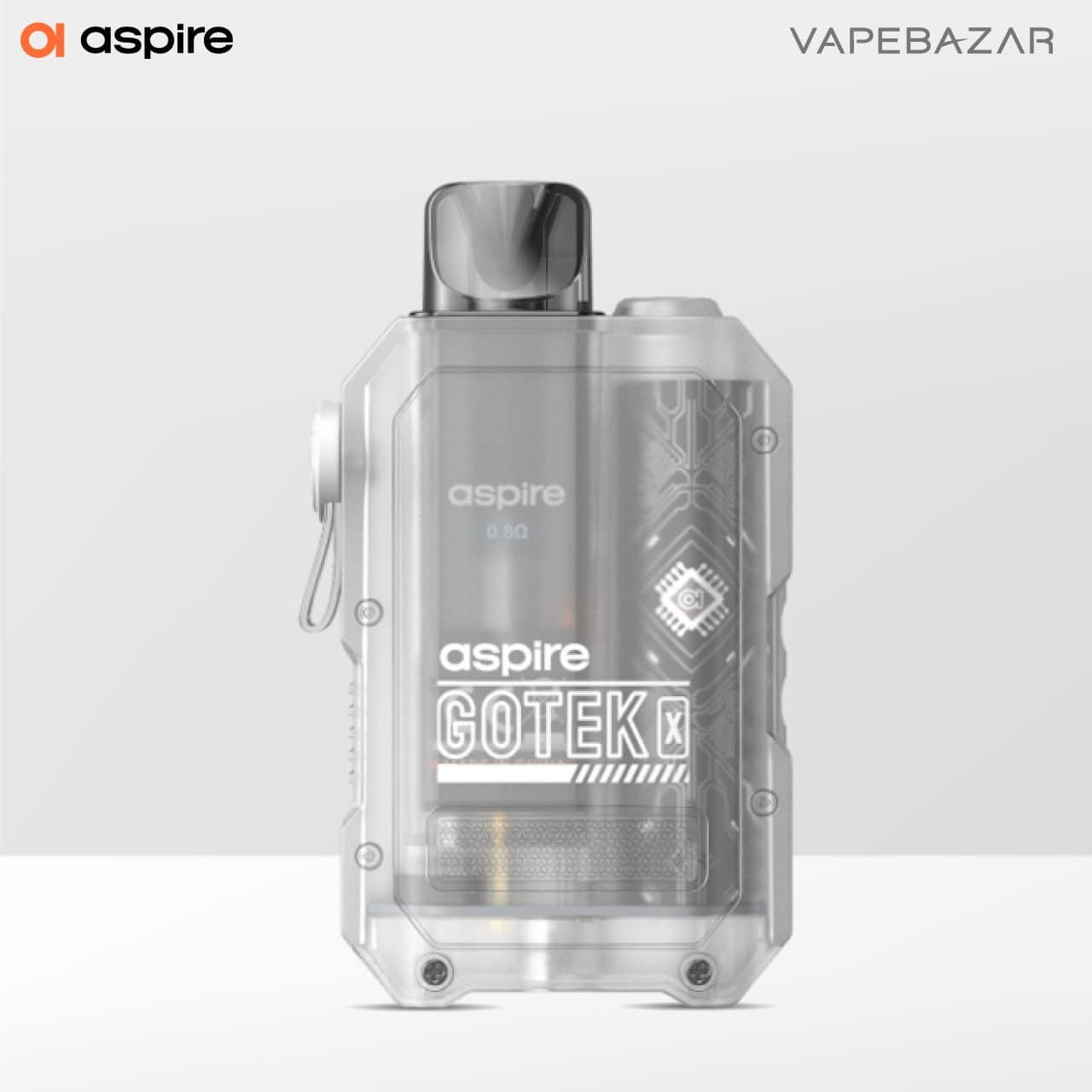 Aspire Gotek x kit matt white 02 | Vapebazar Aspire - Gotek X - Pod Kit - Matt Weiß