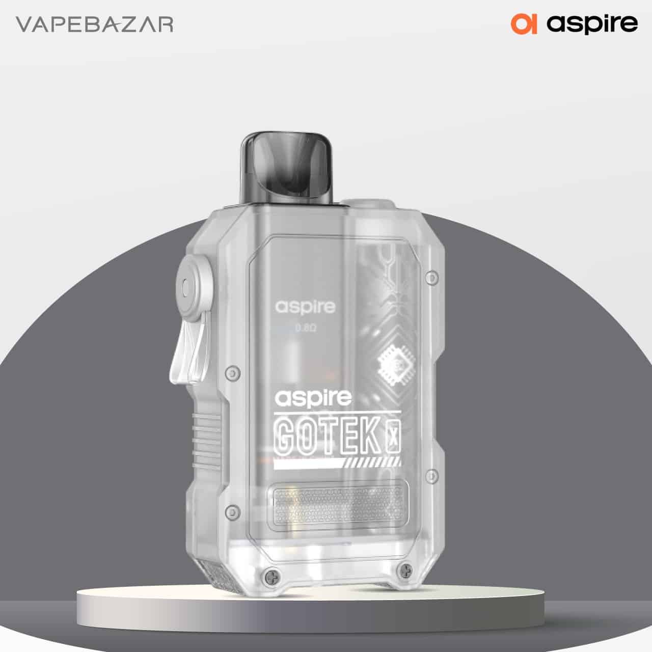Aspire Gotek x kit matt white | Vapebazar Aspire - Gotek X - Pod Kit - Matt Weiß