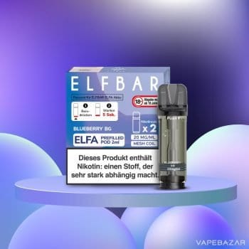 Elfa Elf Bar Blueberry BG Prefilled Pod System