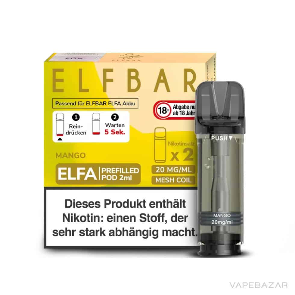 Elfa Elfbar Mango 03 | Vapebazar Elf Bar Elfa - Mango - 2Er Pack
