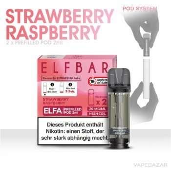 Elf Bar - Elfa Strawberry Raspberry - Prefilled Pod