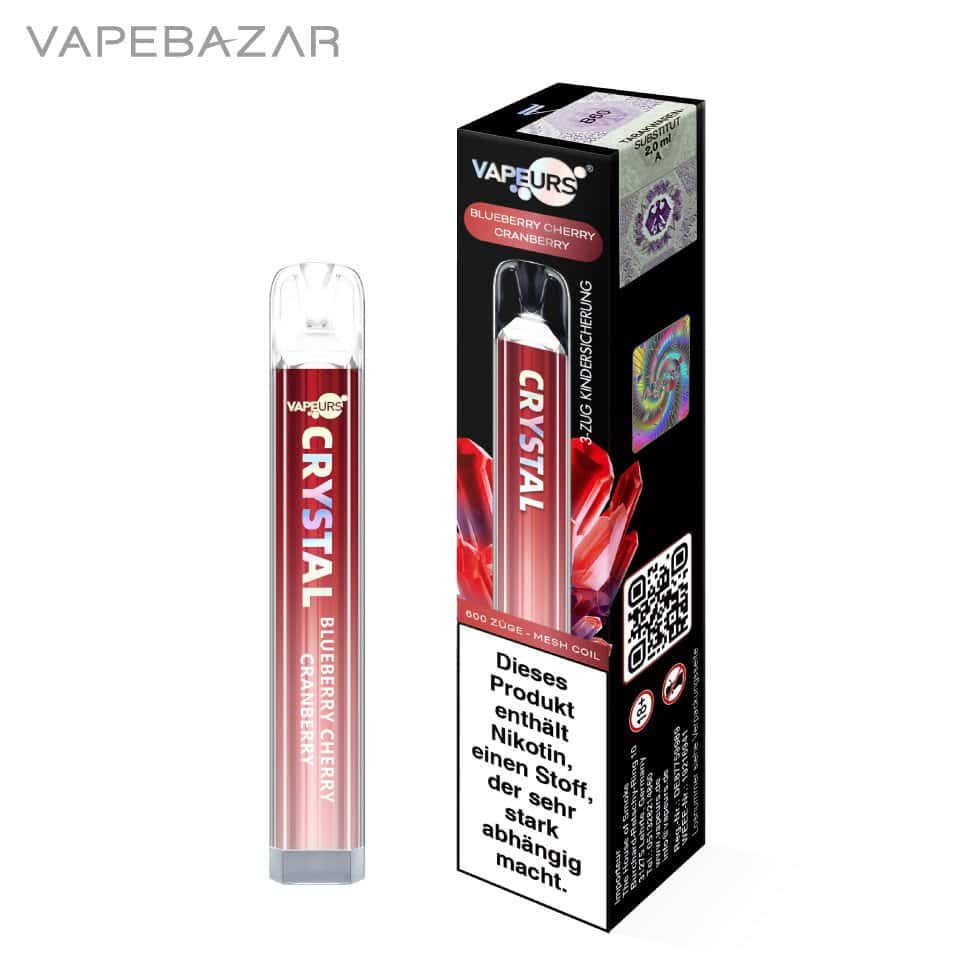 Vapeurs Crystal Blueberry Cherry Cranberry Vapebazar 03 | Vapebazar Vapeurs Crystal - Blueberry Cherry Canberry - Vapebazar
