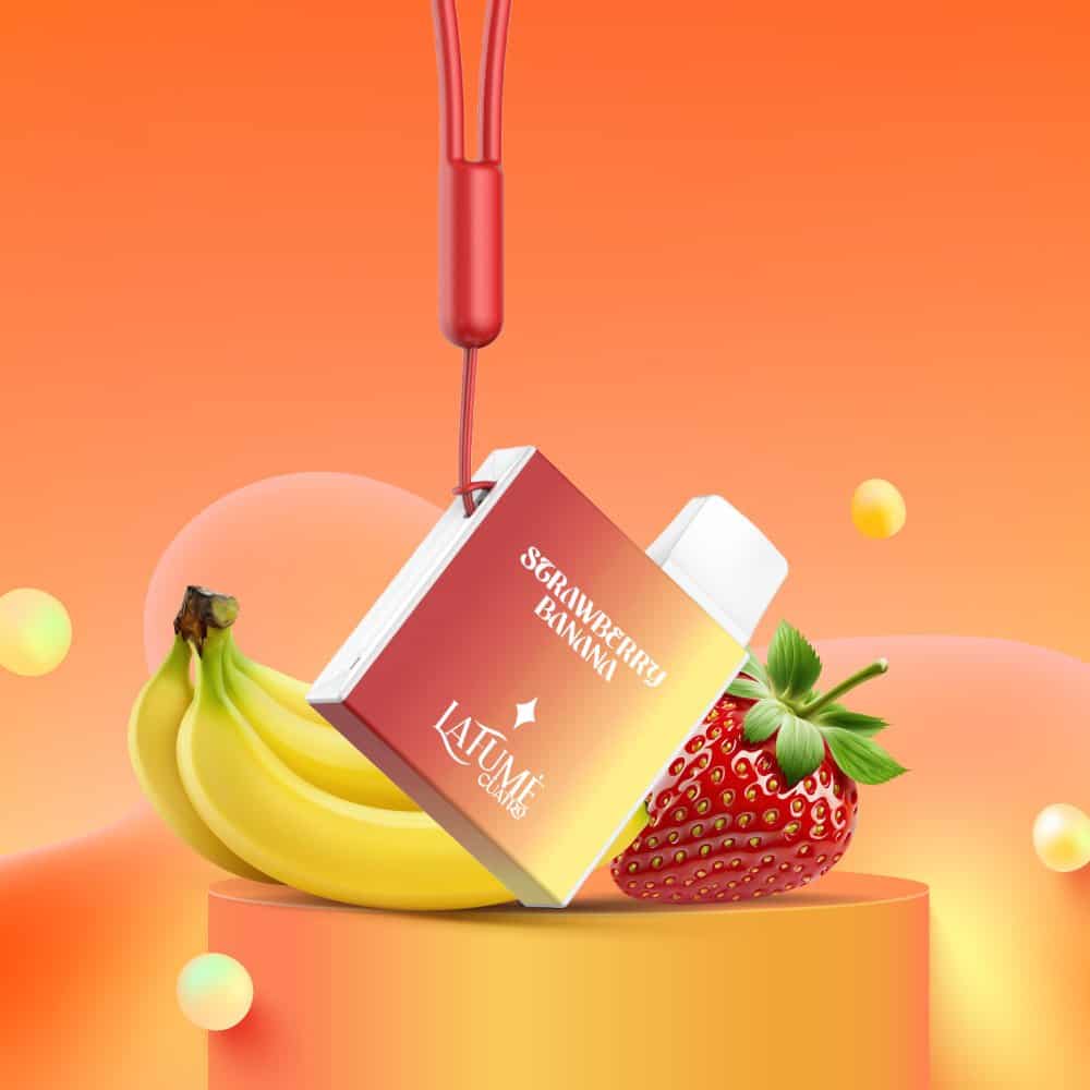 la fume strawberry banana | Vapebazar La Fume Cuatro - Strawberry Banana | Vapebazar
