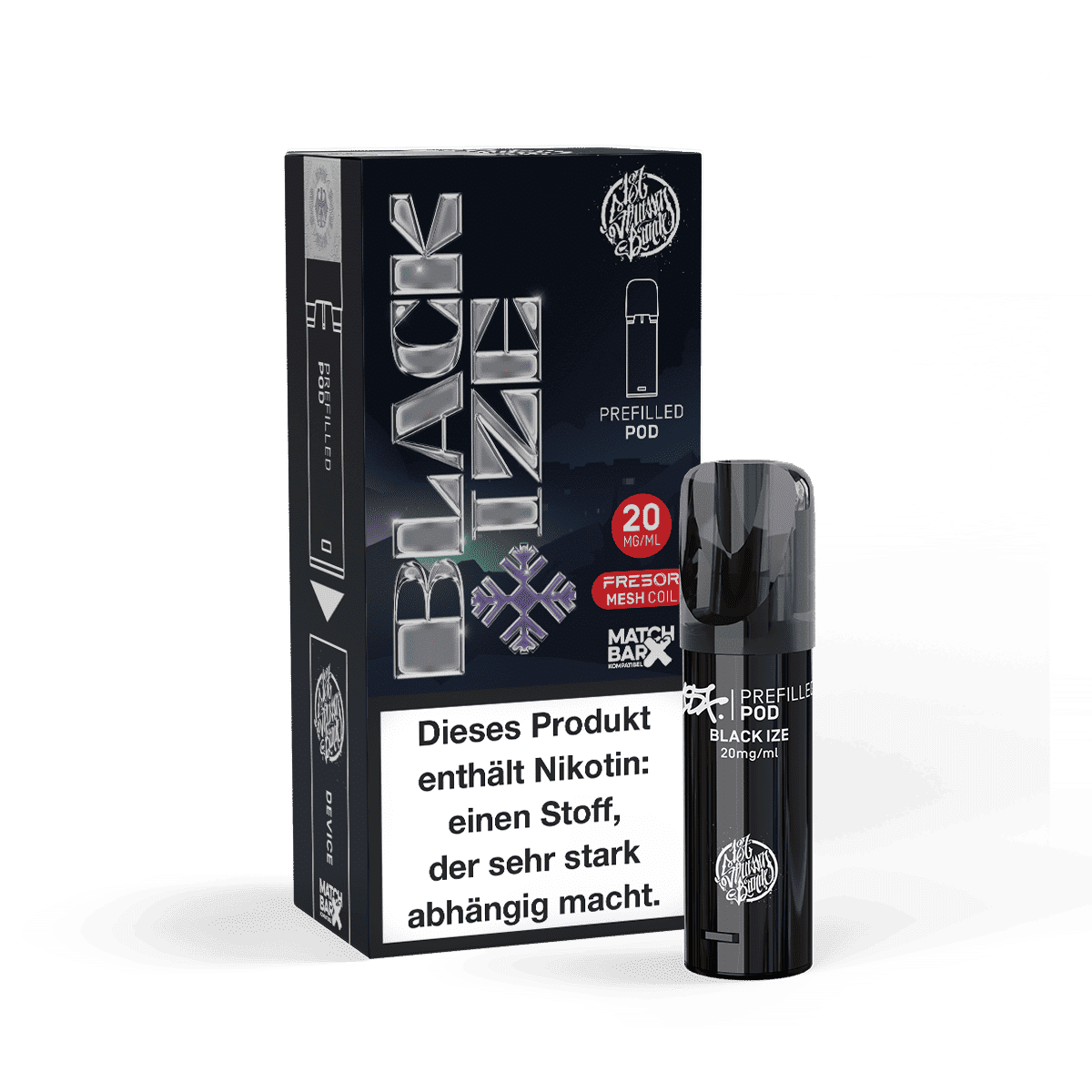 | Vapebazar Black Ize 187 Pod Strassenbande