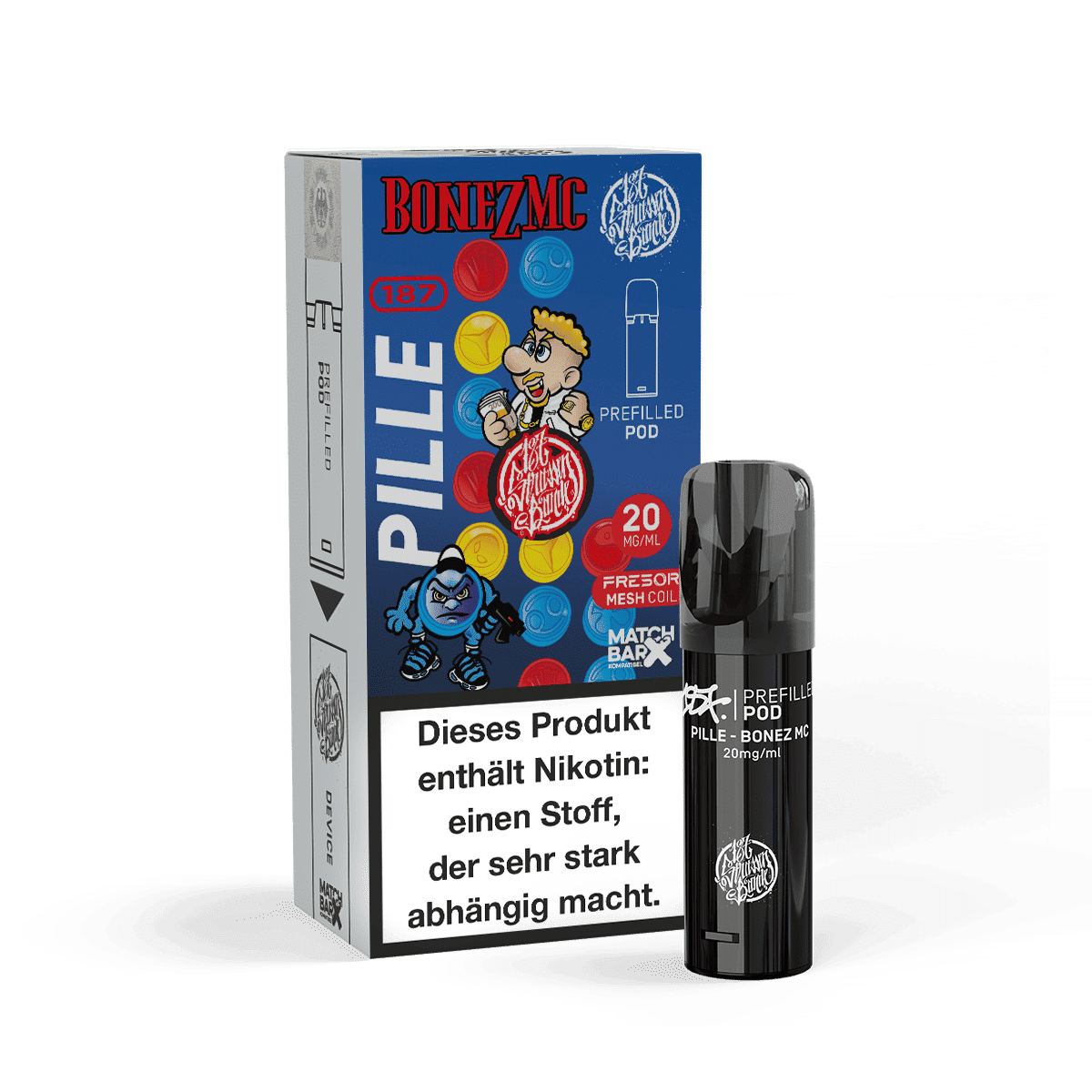 | Vapebazar 187 Pod Pille By Bonez Mc