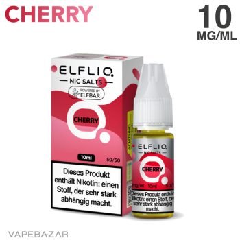 Elfliq Nikotinsalz Liquid 10ml - Cherry 10mg/ml Nikotin