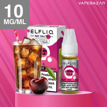 Elfliq Nikotinsalz Liquid 10ml - Cola Cherry 10mg/ml Nikotin