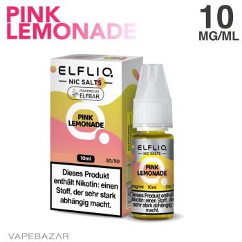 Elfliq Nikotinsalz Liquid 10ml - Pink Lemonade 10mg/ml Nikotin