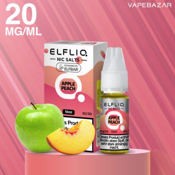 Elfliq Nikotinsalz Liquid 10ml -Apple Peach 20mg/ml Nikotin
