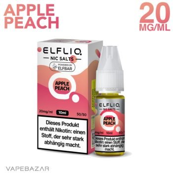 Elfliq Nikotinsalz Liquid 10ml -Apple Peach 20mg/ml Nikotin