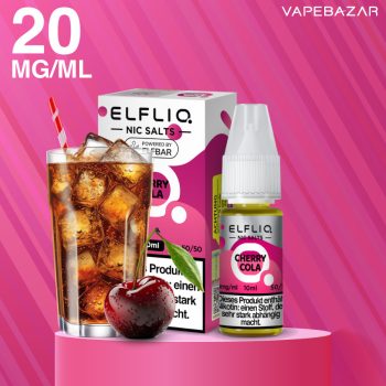Elfliq Elfbar Nikotinsalz Liquid 10ml - Cherry Cola 20mg/ml Nikotin