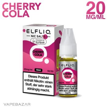 Elfliq Elfbar Nikotinsalz Liquid 10ml - Cherry Cola 20mg/ml Nikotin