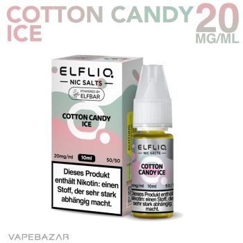 Elfliq Liquid 10ml - Cotton Candy Ice 20mg/ml Nikotin