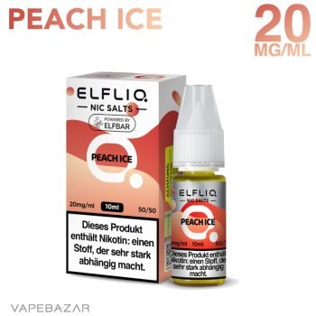Elfliq Nikotinsalz Liquid 10ml - Peach Ice 20mg/ml Nikotin