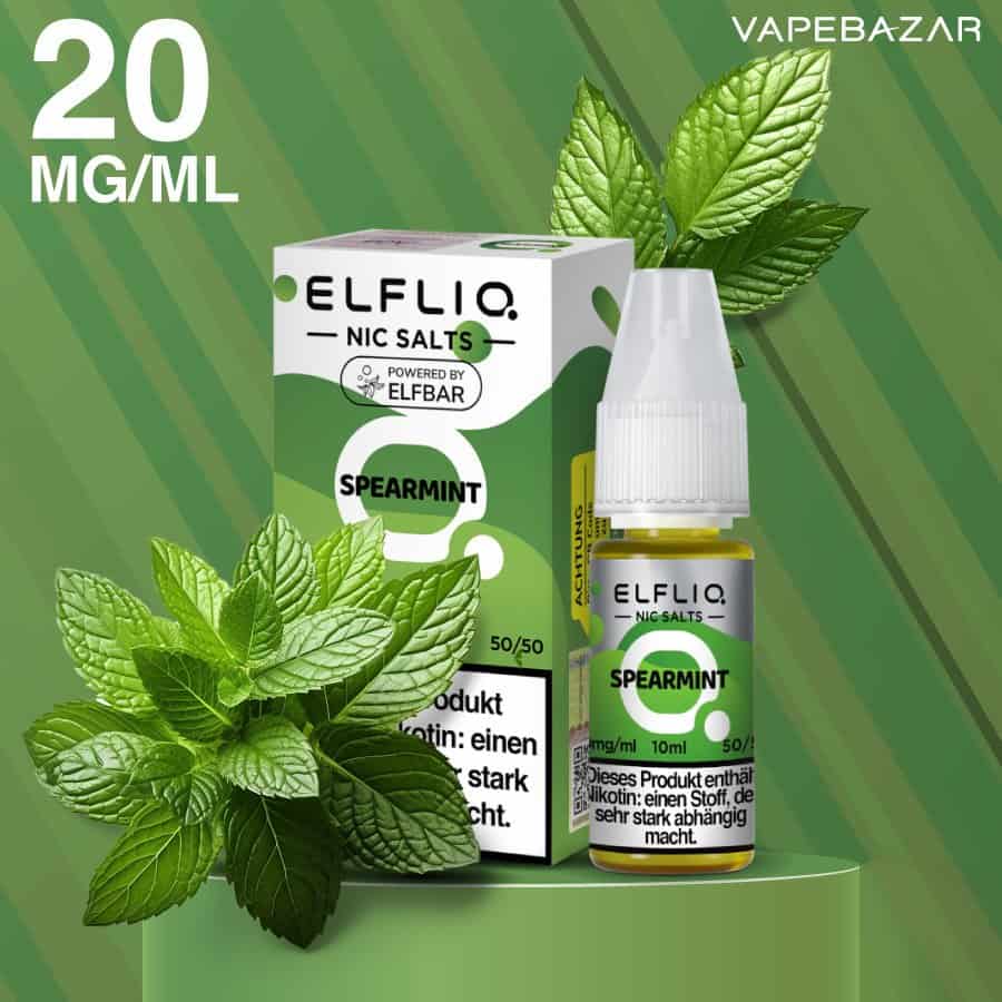 Elfliq Elfbar Liquid 20mg ml Spearmint 01 | Vapebazar Elfliq Nikotinsalz Liquid 10Ml - Spearmint 20Mg/Ml Nikotin