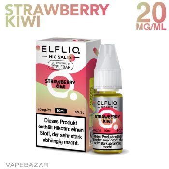 Elfliq Nikotinsalz Liquid 10ml - Strawberry Kiwi 20mg/ml Nikotin