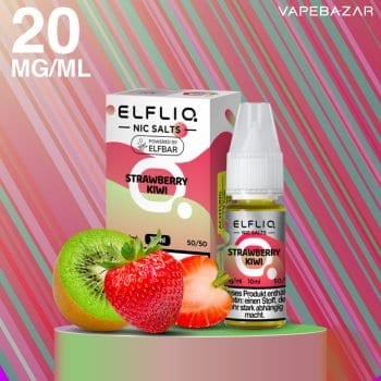 Elfliq Nikotinsalz Liquid 10ml - Strawberry Kiwi 20mg/ml Nikotin