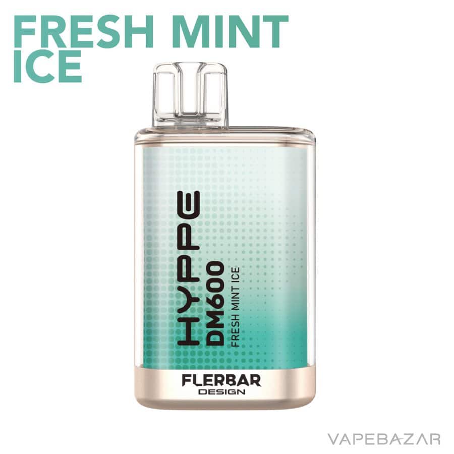Flerbar DM600 Fresh Mint Ice 02 | Vapebazar Flerbar- Hyppe Dm600 Vape - Fresh Mint Ice