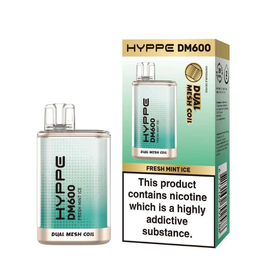 Flerbar DM600 Fresh Mint Ice 03 | Vapebazar Flerbar- Hyppe Dm600 Vape - Fresh Mint Ice