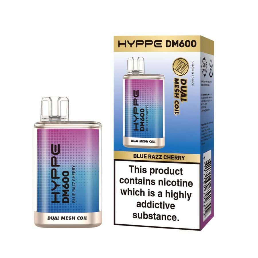 Flerbar Hyppe DM600 Blue Razz Cherry 02 | Vapebazar Flerbar- Hyppe Dm600 Vape - Blue Razz Cherry