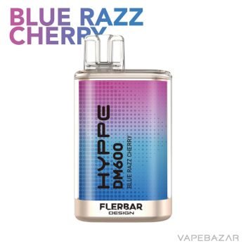 FLERBAR- HYPPE DM600 Vape - Blue Razz Cherry