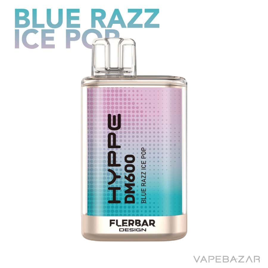 Flerbar Hyppe DM600 Blue Razz Ice Pop 02 | Vapebazar Flerbar Hyppe Dm600 - Blue Razz Ice Pop