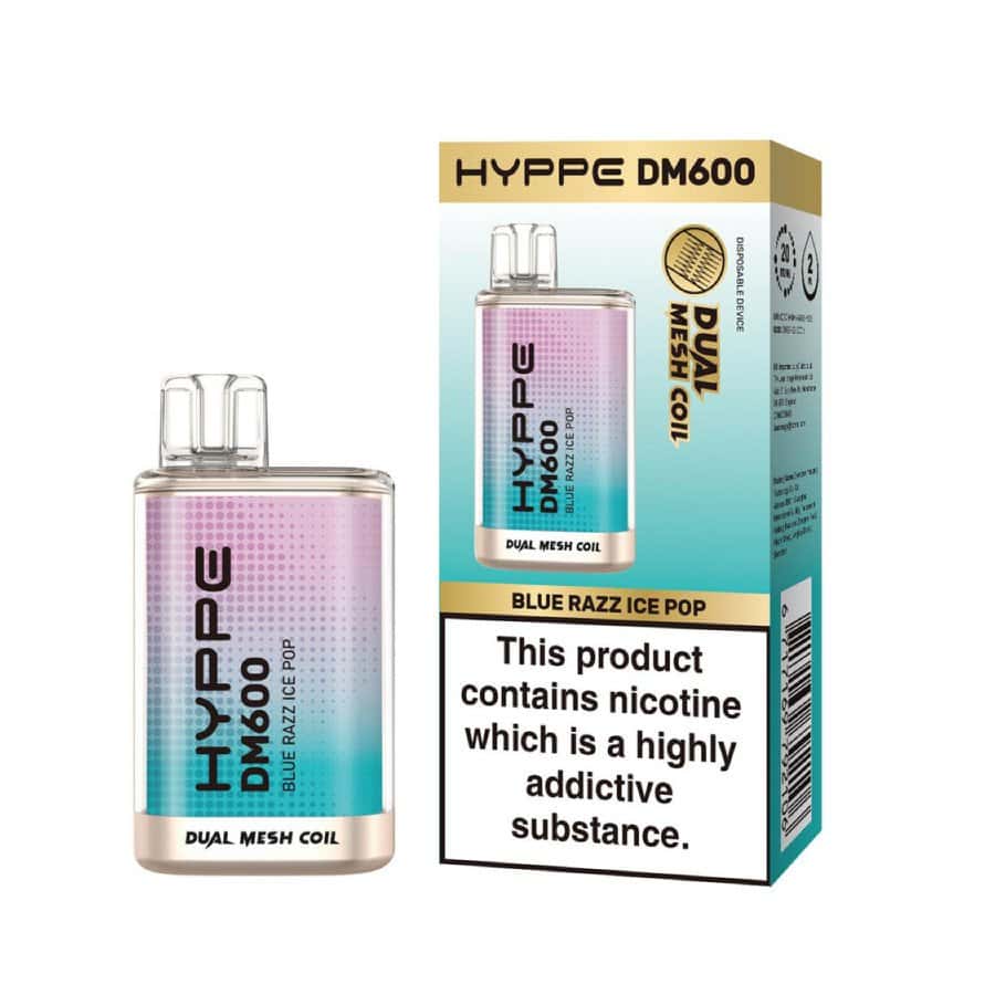 Flerbar Hyppe DM600 Blue Razz Ice Pop 03 | Vapebazar Flerbar Hyppe Dm600 - Blue Razz Ice Pop