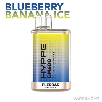 FLERBAR- HYPPE DM600 Vape - Blueberry Banana Ice