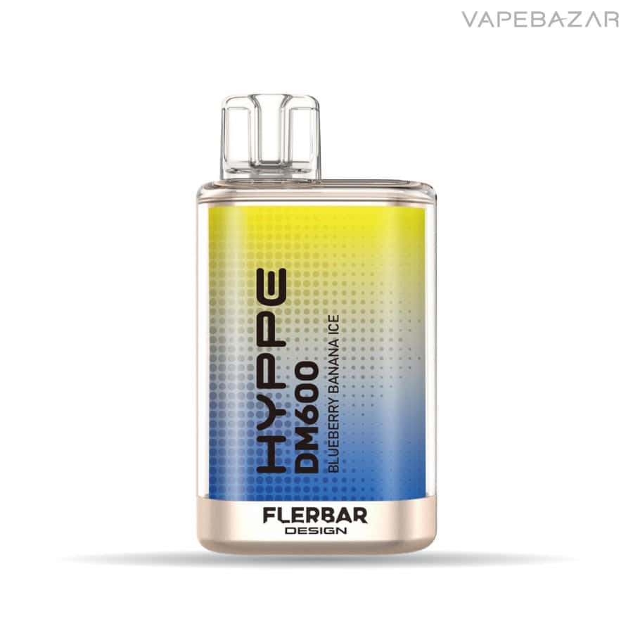 Flerbar Hyppe DM600 Blueberry Banana Ice | Vapebazar Flerbar- Hyppe Dm600 Vape - Blueberry Banana Ice
