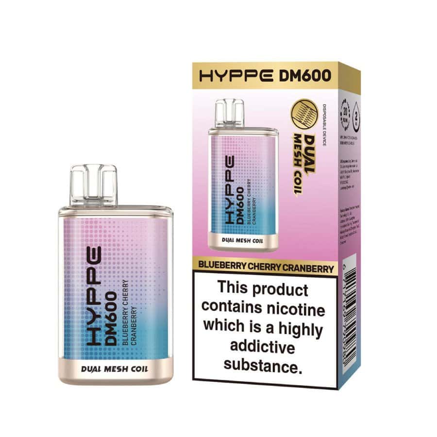 Flerbar Hyppe DM600 Blueberry Cherry Cranberry 03 | Vapebazar Flerbar Hyppe Dm600 - Blueberry Cherry Cranberry