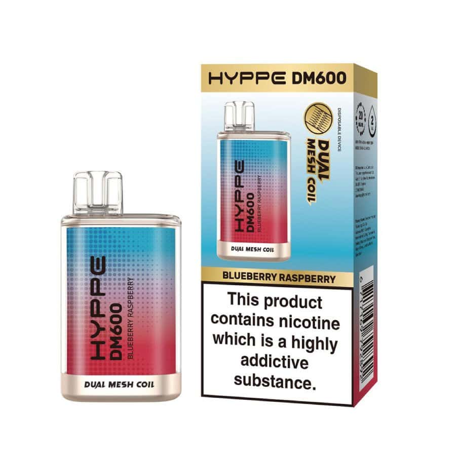Flerbar Hyppe DM600 Blueberry Raspberry 03 | Vapebazar Flerbar Hyppe Dm600 - Blueberry Raspberry