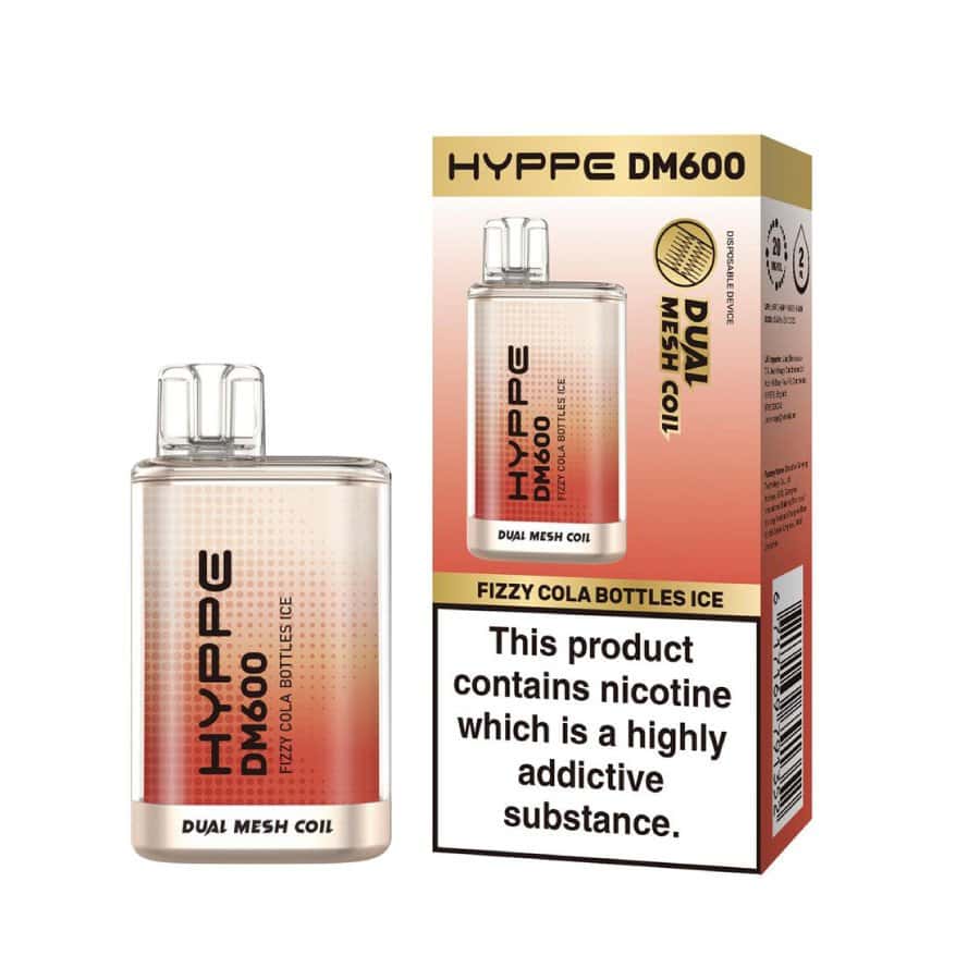 Flerbar Hyppe DM600 Fizzy Cola Bottles Ice 03 | Vapebazar Flerbar Hyppe Dm600 - Fizzy Cola Bootles Ice