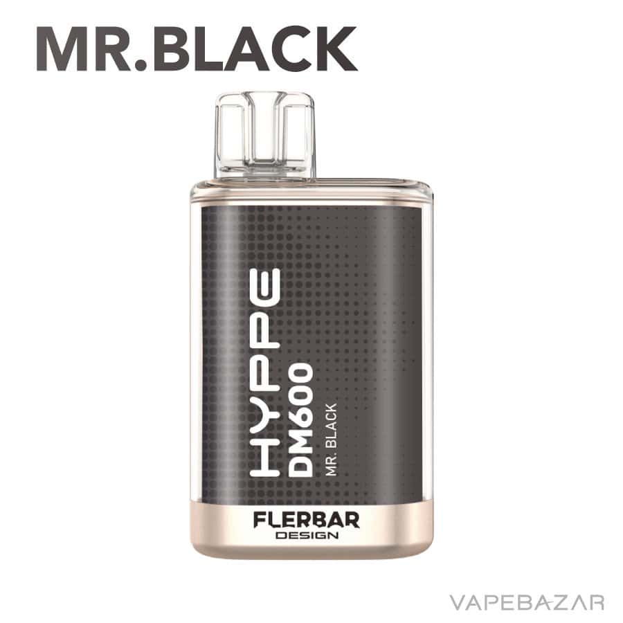 Flerbar Hyppe DM600 Mr Black 02 | Vapebazar Flerbar- Hyppe Dm600 - Mr. Black