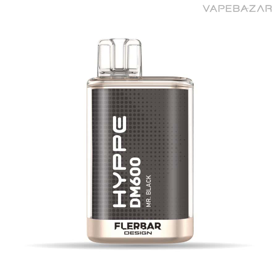 Flerbar Hyppe DM600 Mr Black | Vapebazar Flerbar- Hyppe Dm600 - Mr. Black