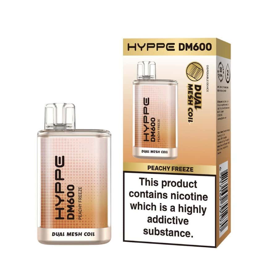 Flerbar Hyppe DM600 Peachy Freezy 03 | Vapebazar Flerbar Hyppe Dm600 - Peachy Freeze