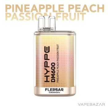 FLERBAR HYPPE DM600 - Pineapple Peach Passion Fruit