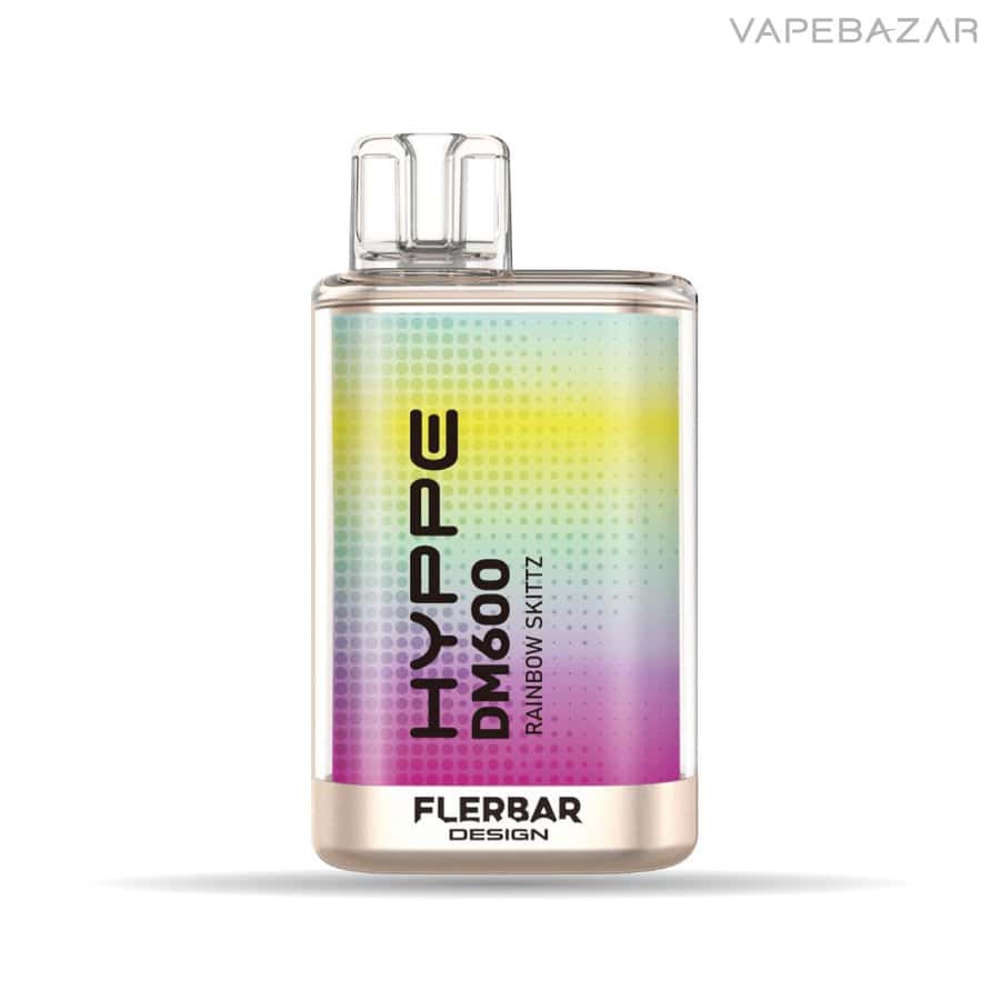 Flerbar Hyppe DM600 Rainbow Skittz | Vapebazar Flerbar- Hyppe Dm600 - Rainbow Skittz