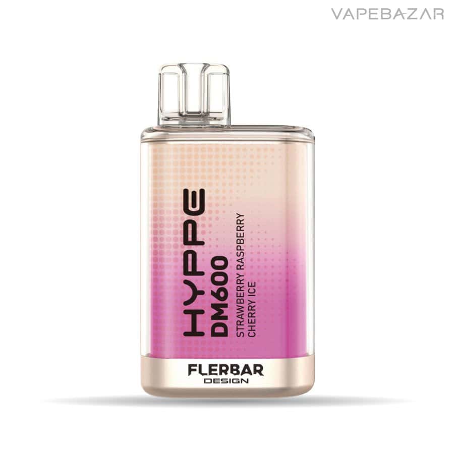 Flerbar Hyppe DM600 Strawberry Raspberry Cherry Ice | Vapebazar Flerbar Hyppe Dm600 - Strawberry Raspberry Cherry Ice
