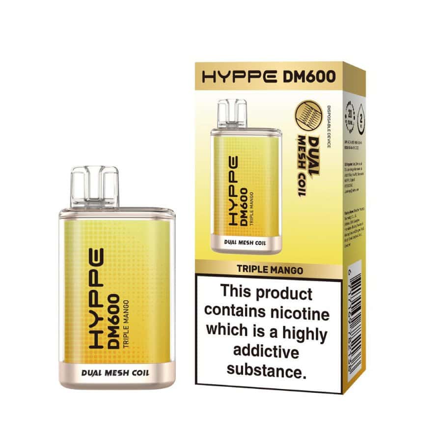Flerbar Hyppe DM600 Triple Mango 03 | Vapebazar Flerbar Hyppe Dm600 - Triple Mango