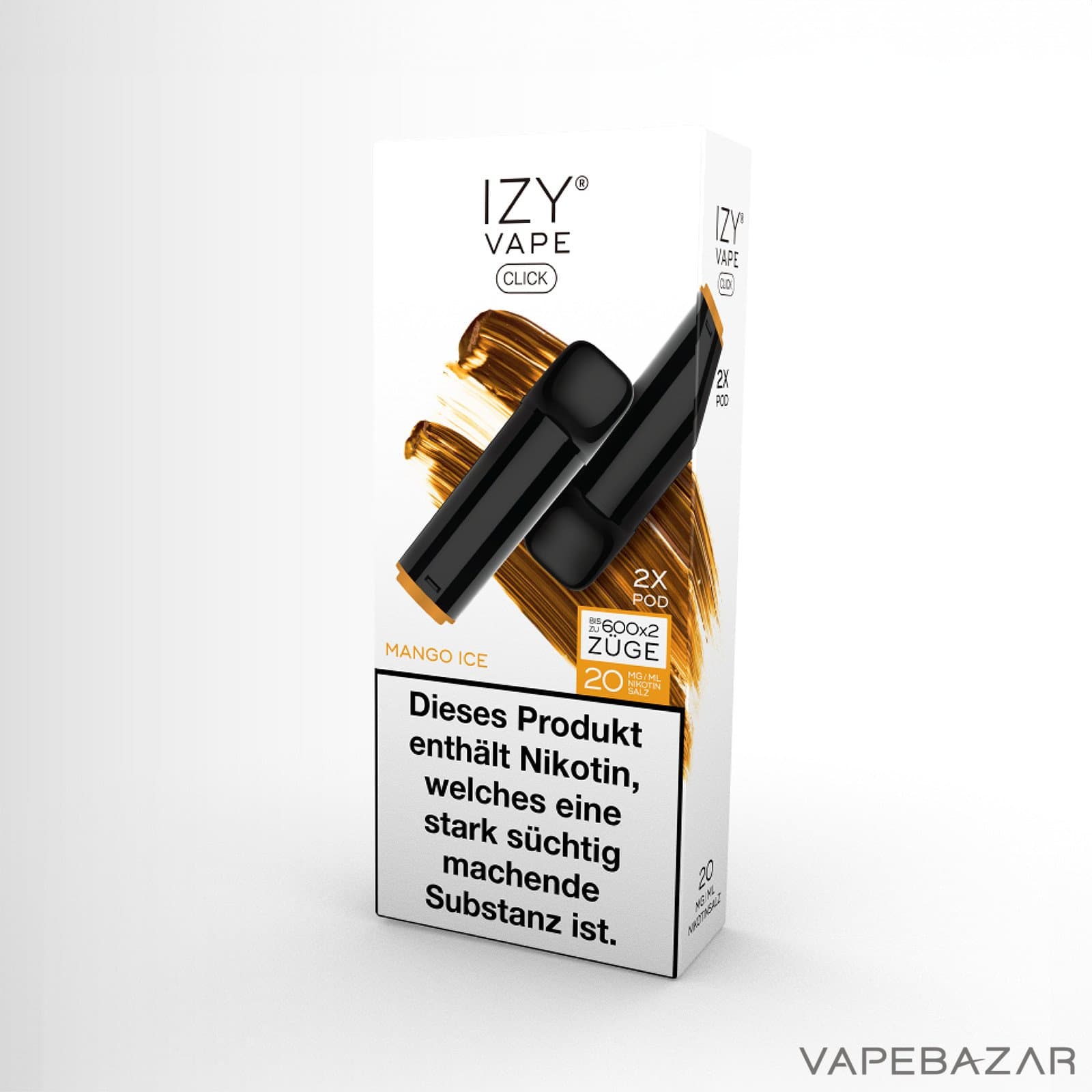 Izy Vape Click Mango Ice 2 | Vapebazar Vapebazar Izy Vape Click - Mango Ice 2